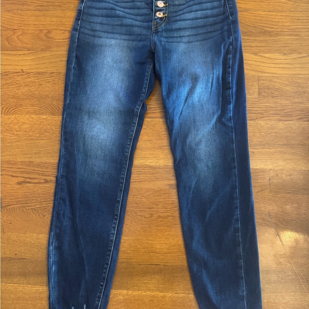 KanCan High Rise Dark Blue Jeans